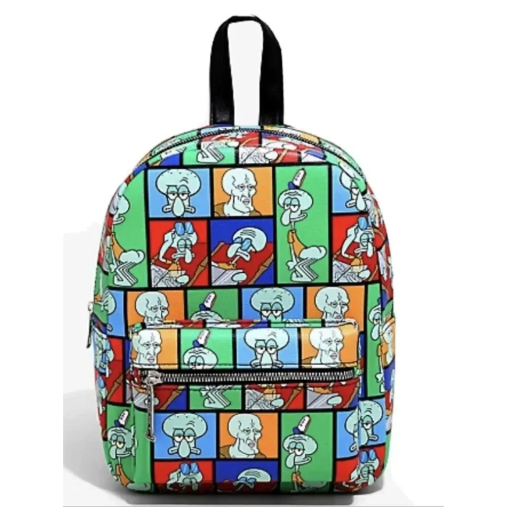 SPONGEBOB SQUAREPANTS SQUIDWARD MEME MINI BACKPACK New